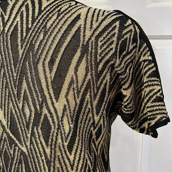 Ralph Lauren Black & Gold Blouse - Picture 7 of 9